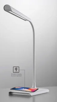 X8E LED Desk Lamp with Wireless Charging, Stepless Dimming